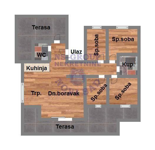 Glavna slika -Prodaja stana, 113m2, Klisa Novi Sad