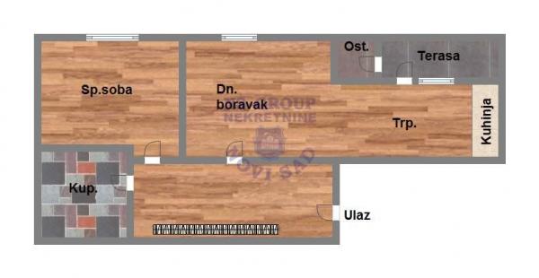 Slika 8 - Dvosoban stan na Satelitu. 456520