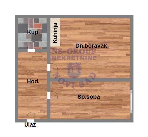 Slika 7 - Uknjižen jednoiposoban stan na Satelitu. Š. 556785