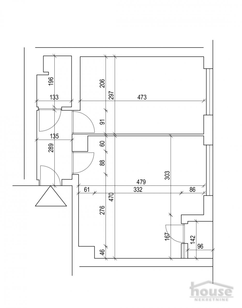 Slika 9 - Stan,NOVI SAD,CARA DUŠANA,kv: 43.00, € 126000, ID: 1065509