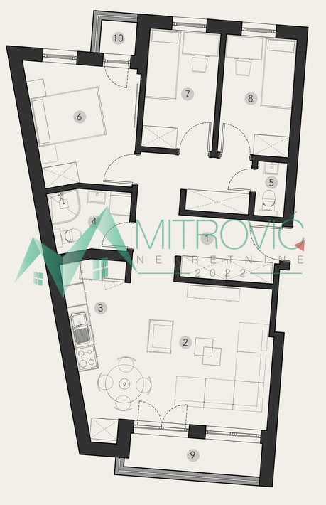 Slika 1 - NA PRODAJU - Troiposoban stan na Podbari, mogućnost povrata PDV-a 
