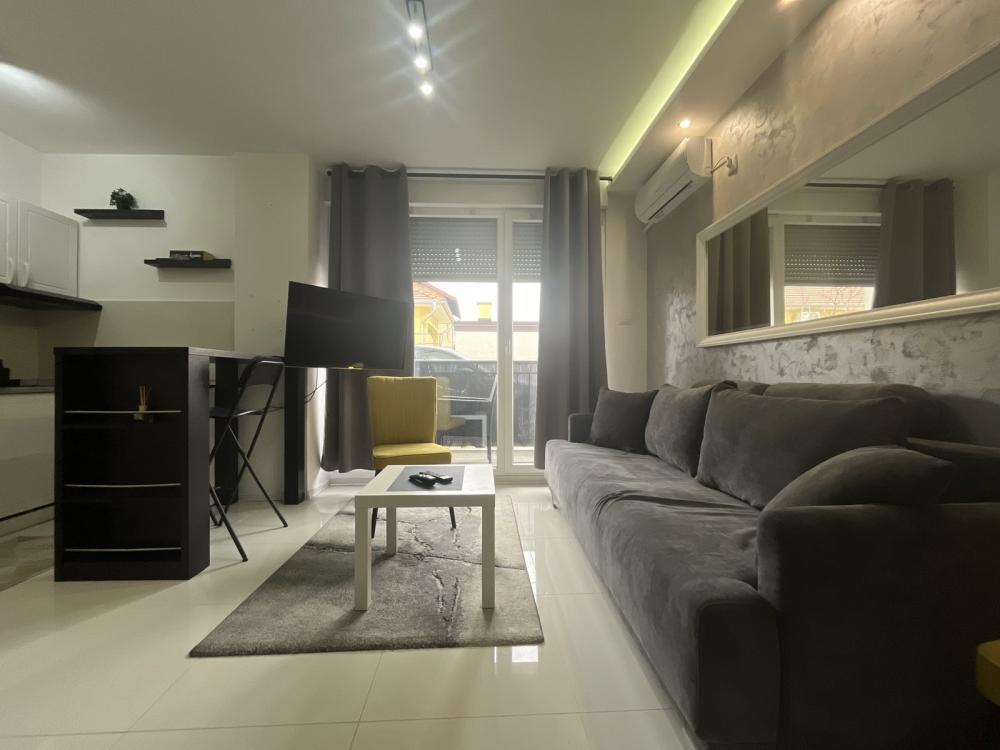 Glavna slika -Kompletno nameštena garsonjera sa parking mestom