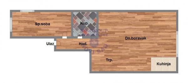 Glavna slika -Prodaja stana, 36m2, Adice Novi Sad