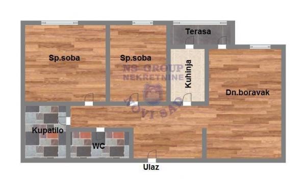 Glavna slika -Fenomenalan trosoban stan u izgradnji, useljiv na leto 2026. godine. 