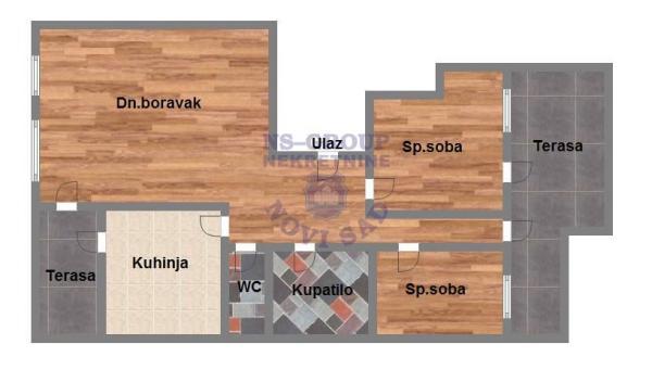 Glavna slika -554148-U ponudi komforan trosoban stan u izgradnji površine 111m2.