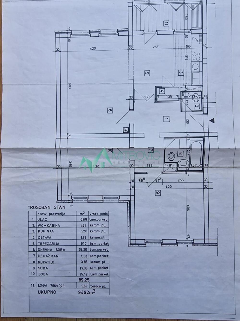 Slika 11 - Na prodaju – Komforan trosoban stan, 95 m² kod Sajma 