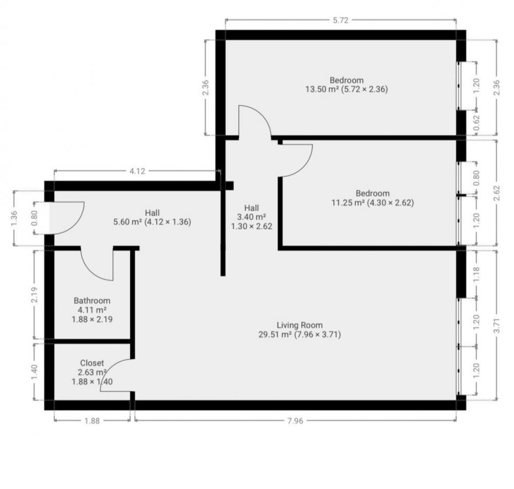 Slika 7 - Stan,NOVI SAD,CENTAR,kv: 68.00, € 217000, ID: 1059233