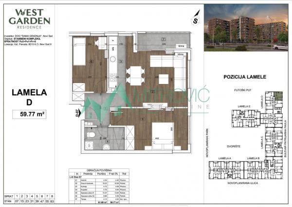 Slika 1 - Ekskluzivan kompleks na Telepu,  60m2, sa pdv-om!