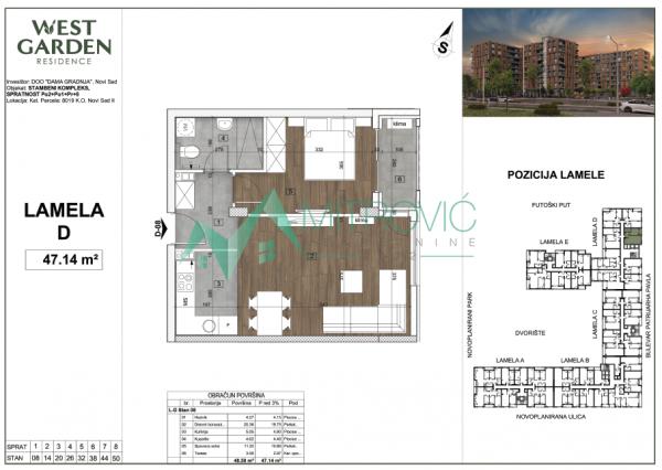 Slika 1 - Ekskluzivan kompleks na Telepu,  47m2, sa pdv-om!
