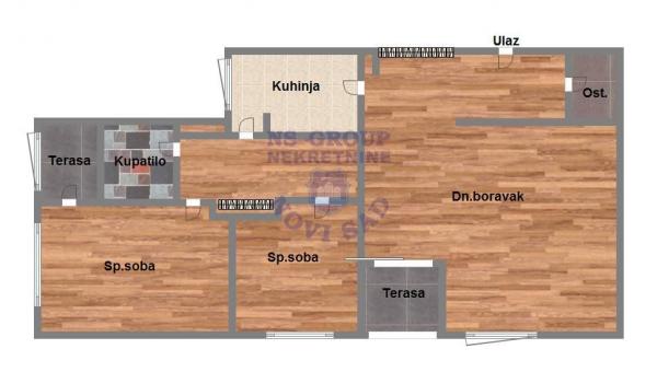 Slika 4 - Kompletno renoviran stan na Limanu - 85m2 !