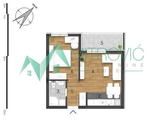 Glavna slika -Odličan jednoiposoban stan od 43m2 na odličnoj lokaciji! 