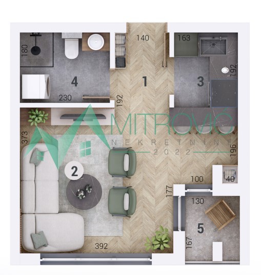 Slika 1 - Petrovaradin, Garsonjera 29m2 u izgradnji sa povratom PDV 