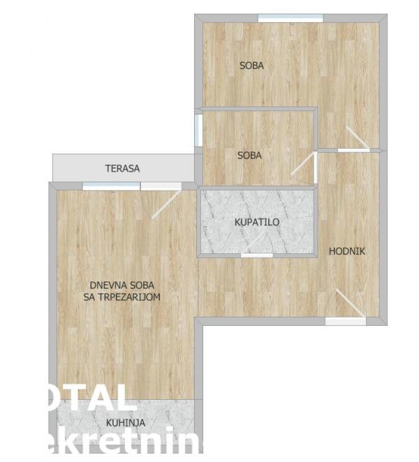 Slika 11 - Stan,NOVI SAD,TELEP,kv: 54.00, € 135000, ID: 1101094