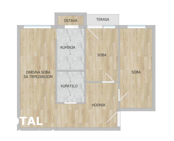 Slika 10 - Stan,NOVI SAD,DETELINARA,kv: 60.00, € 155000, ID: 1102421