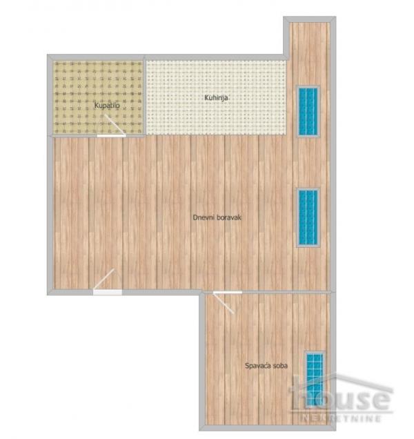 Slika 1 - Stan,NOVI SAD,BULEVAR,kv: 24.00, € 72000, ID: 1065592