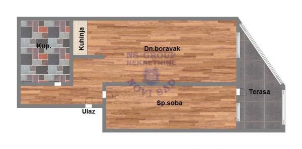 Slika 8 - Moderan i svetao stan površine 56 m²