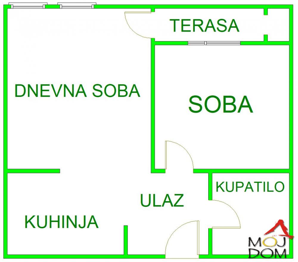 Slika 11 - Stan,NOVI SAD,SOMBORSKI BULEVAR,kv: 42, € 123600, ID: 1032023