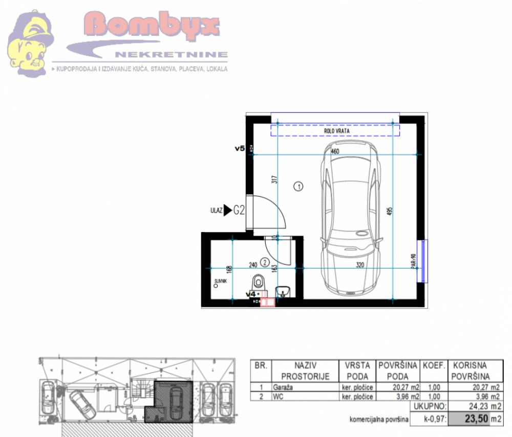 Slika 1 - Garsonjere 24m u izgradnji na Klisi