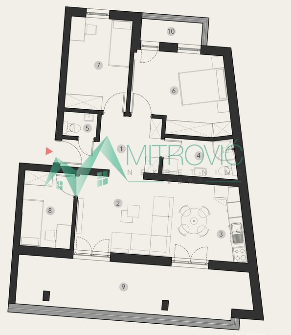 Slika 1 - NA PRODAJU - Četvorosoban stan na Podbari, mogućnost povrata PDV-a 