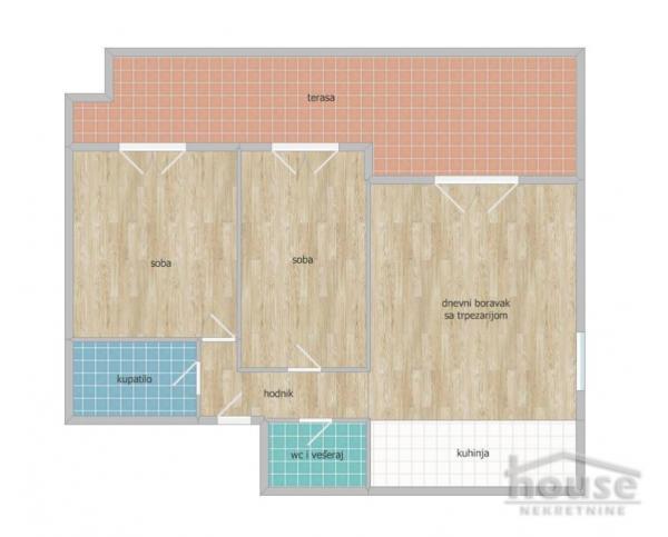 Glavna slika -Stan,NOVI SAD,TELEP,kv: 104.00, € 230000, ID: 1065625