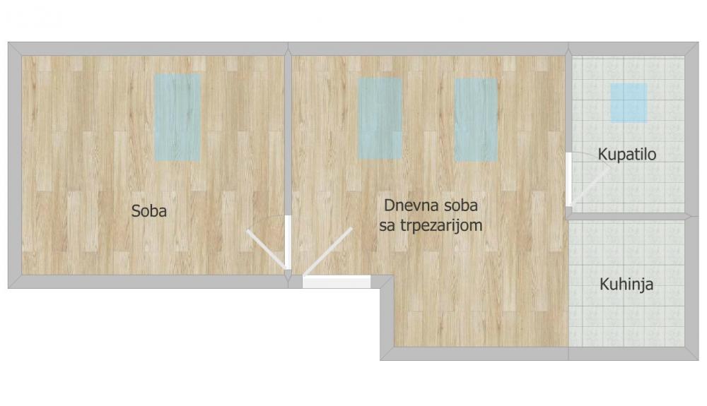 Slika 7 - Stan,NOVI SAD,TELEP,kv: 23.00, € 65000, ID: 1102337