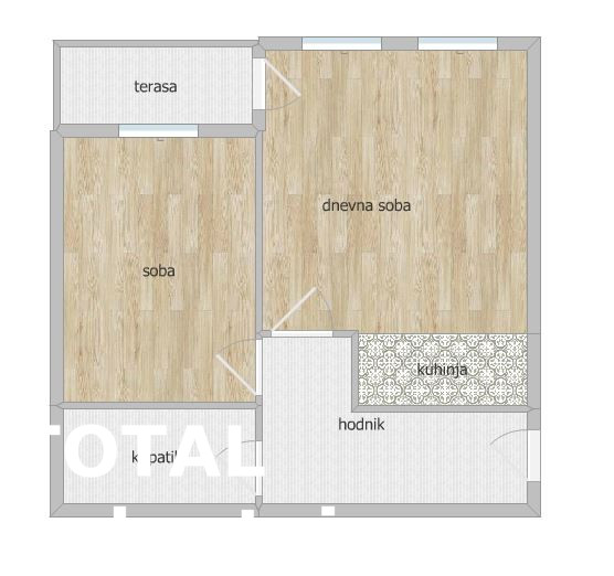 Slika 7 - Stan,NOVI SAD,BULEVAR PATRIJARHA PAVLA,kv: 46.00, € 135000, ID: 1102127
