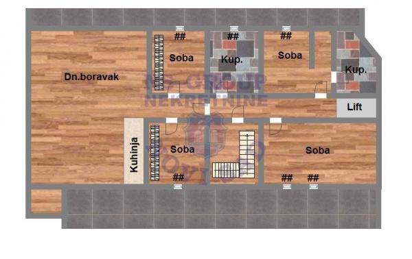 Slika 9 - Petosoban stan,useljiv,povrat PDV-a!