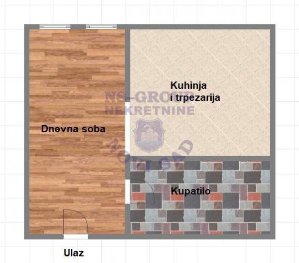 Slika 8 - Prodaja stana, 23m2, Rotkvarija Novi Sad