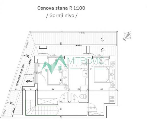 Slika 1 - Petrovaradin, Novi Majur - Trosoban stan sa povratom PDV -  81 m2 