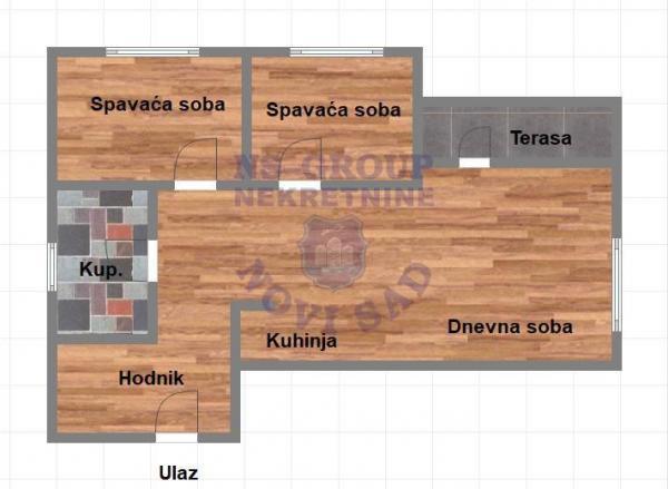 Glavna slika -Prodaja stana, 53m2, Alibegovac Novi Sad