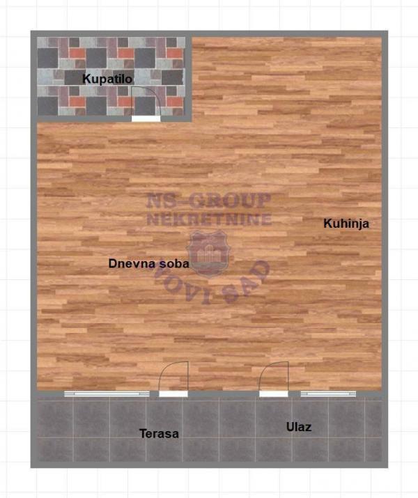 Glavna slika -Prodaja stana, 39m2, Alibegovac Novi Sad