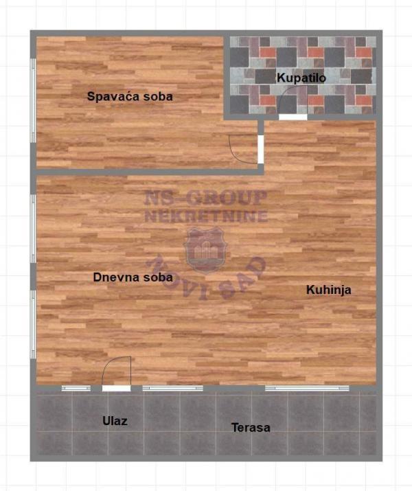 Glavna slika -Prodaja stana, 47m2, Alibegovac Novi Sad