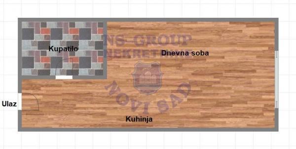 Glavna slika -Garsonjera u Petrovaradinu, 21m2