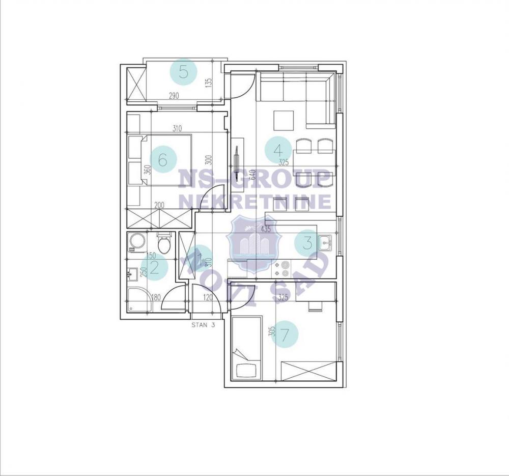 Slika 1 - Izgradnja na Petrovaradinu 53m2