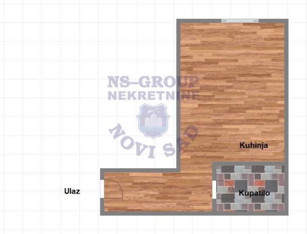 Glavna slika -Prodaja stana, 31m2, Sajmište Novi Sad, ima lift