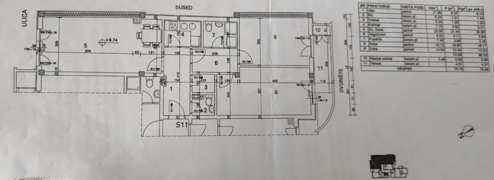 Slika 10 - Trosoban stan Centar-Spens
