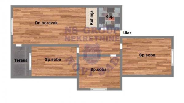 Glavna slika -Prodaja stana, 71m2, Futog Novi Sad, sa terasom