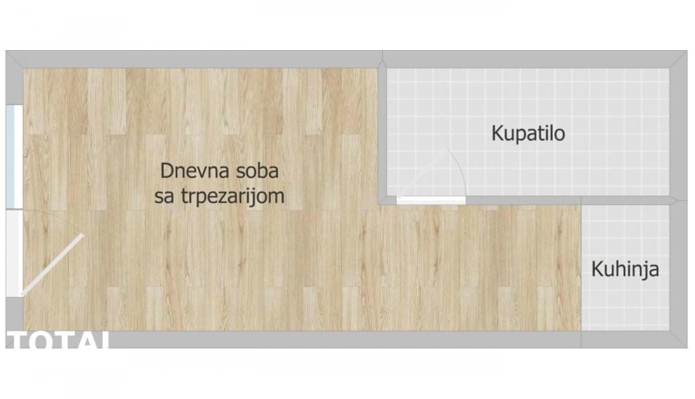 Slika 1 - Stan,PETROVARADIN,PETROVARADIN,kv: 45.00, € 112500, ID: 1102544