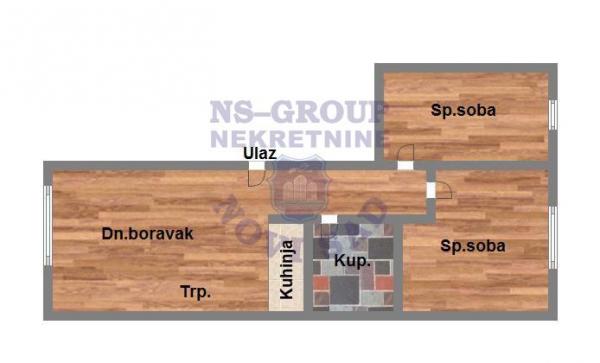 Slika 7 - Pred vama je odličan dvoiposoban stan u samo 44m2. 