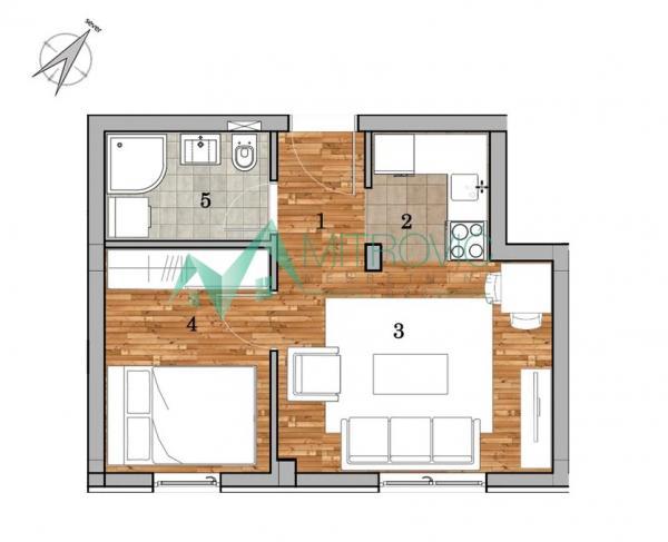 Glavna slika -Jednoiposoban stan - Telep 32m2 