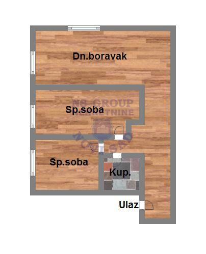 Slika 9 - Dvoiposoban, 50m2, Adice Novi Sad