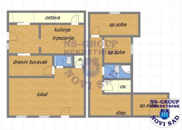 Slika 10 - Troiposoban, 84m2, Socijalno Novi Sad