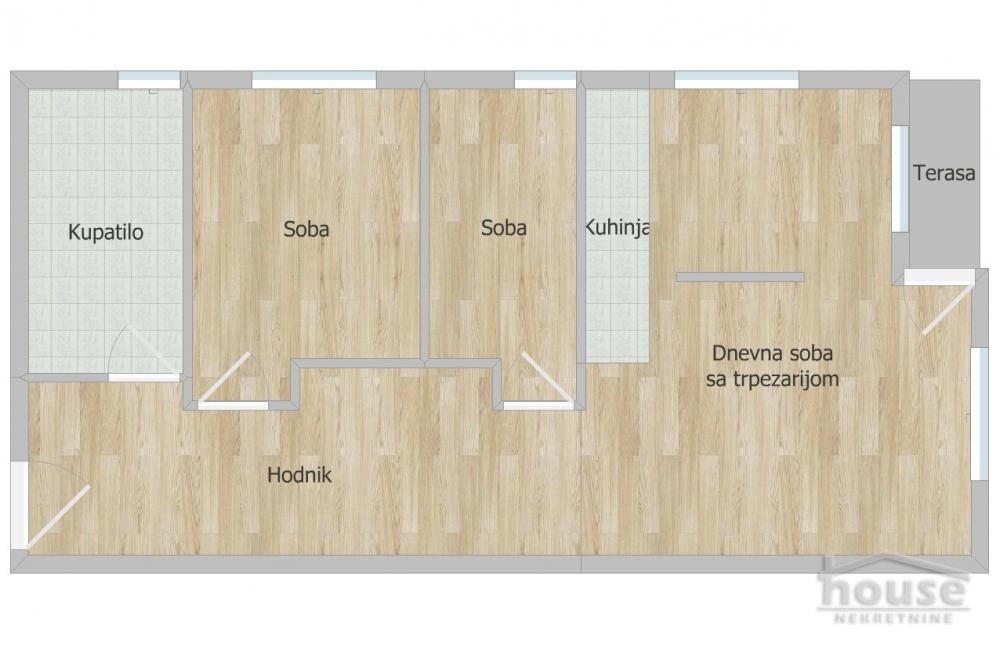 Slika 8 - Stan,NOVI SAD,TELEP,kv: 51.00, € 142800, ID: 1063735