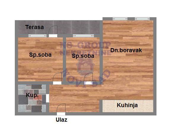 Slika 8 - 559823-Prodaje se kompletno namešten, nov, trosoban stan na Telepu