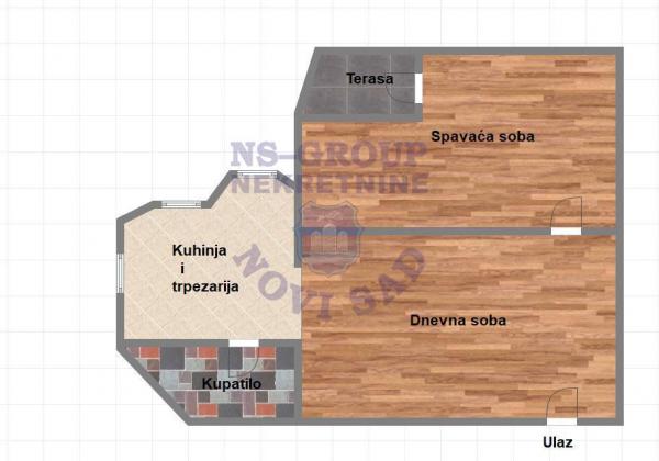 Slika 6 - Jednoiposoban, 35m2