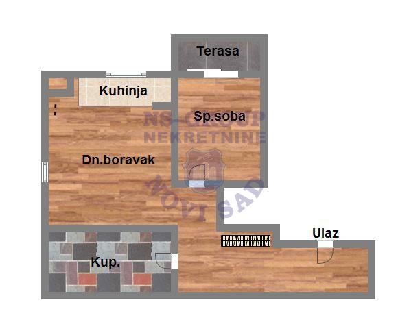 Slika 11 - Kompletno opremljen, bez ulaganja, dvosoban stan u centru grada! š. 569049