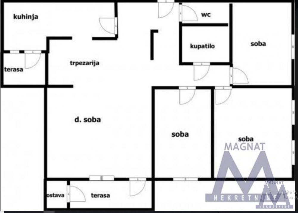 Slika 8 - Stan,NOVI SAD,NOVO NASELJE,kv: 86, € 177500, ID: 1019360