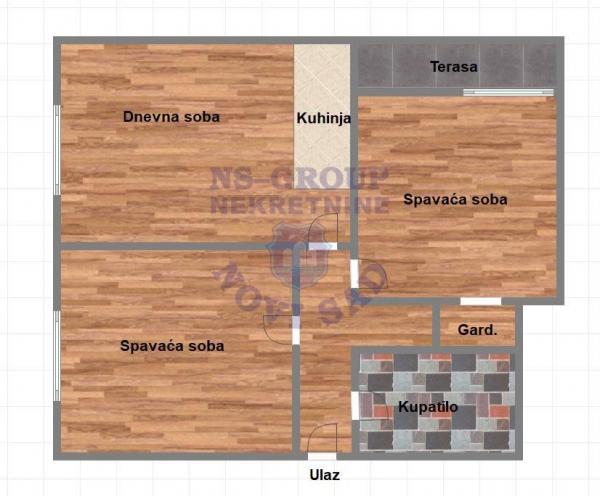Slika 9 - 569192-Retko u prodaji, stan na visokom prizemlju u visini prvog sprata