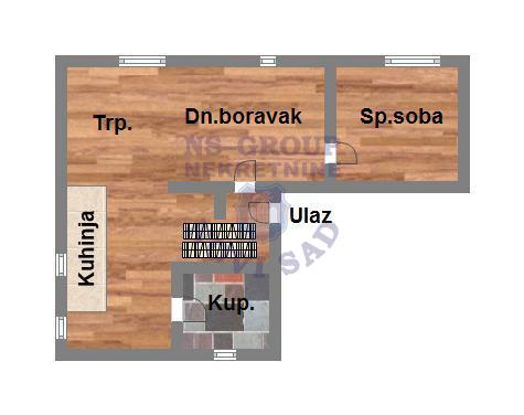 Slika 6 - LUX dvosoban stan u centru Novog Sada.