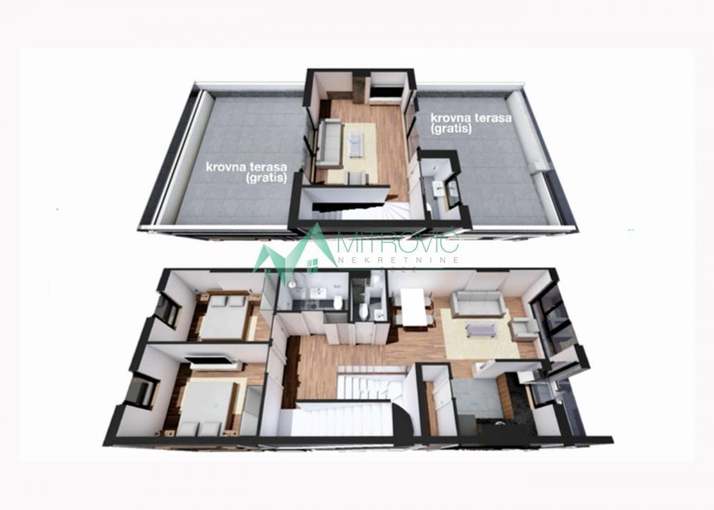 Glavna slika -Četvorosoban, 90m2, Telep Novi Sad, sa terasom, ima lift